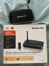IOGEAR Wireless 1080p Computer to HD Display Kit GUWAVKIT4B! OPEN NEVER USED C11