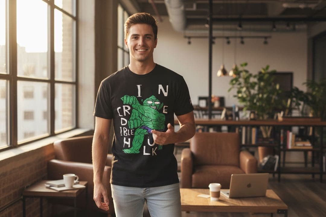 STÜSSY × MARVEL HULK T-shirt L Black 2011 thumbnail 2