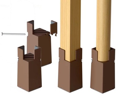 Adjustable Furniture Risers,4Pack Adjustable Bed Risers with Screw Clamp - He...