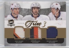 2011 The Cup Trios Gold 2/10 John Tavares Matt Moulson Michael Grabner Patch 2d8