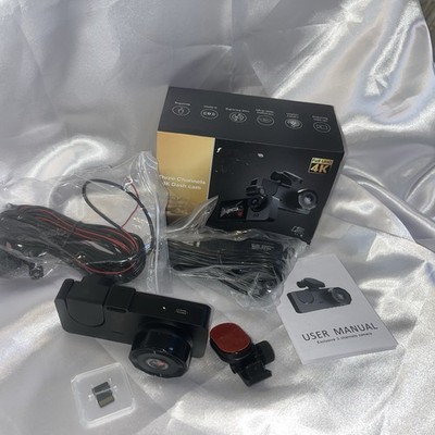 NEW 3 Channel 4K Car Dash Cam 4K+1080P+1440P Dash Cam Front, Rear, and Inside