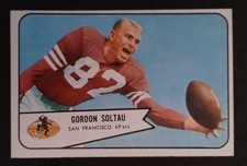 1954 Bowman Football Card #101 Gordon Soltau-San Francisco 49ers Ex Mint Card