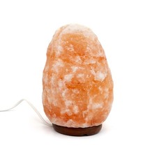 Lampe cristal de sel 3-4 kg avec socle en bois