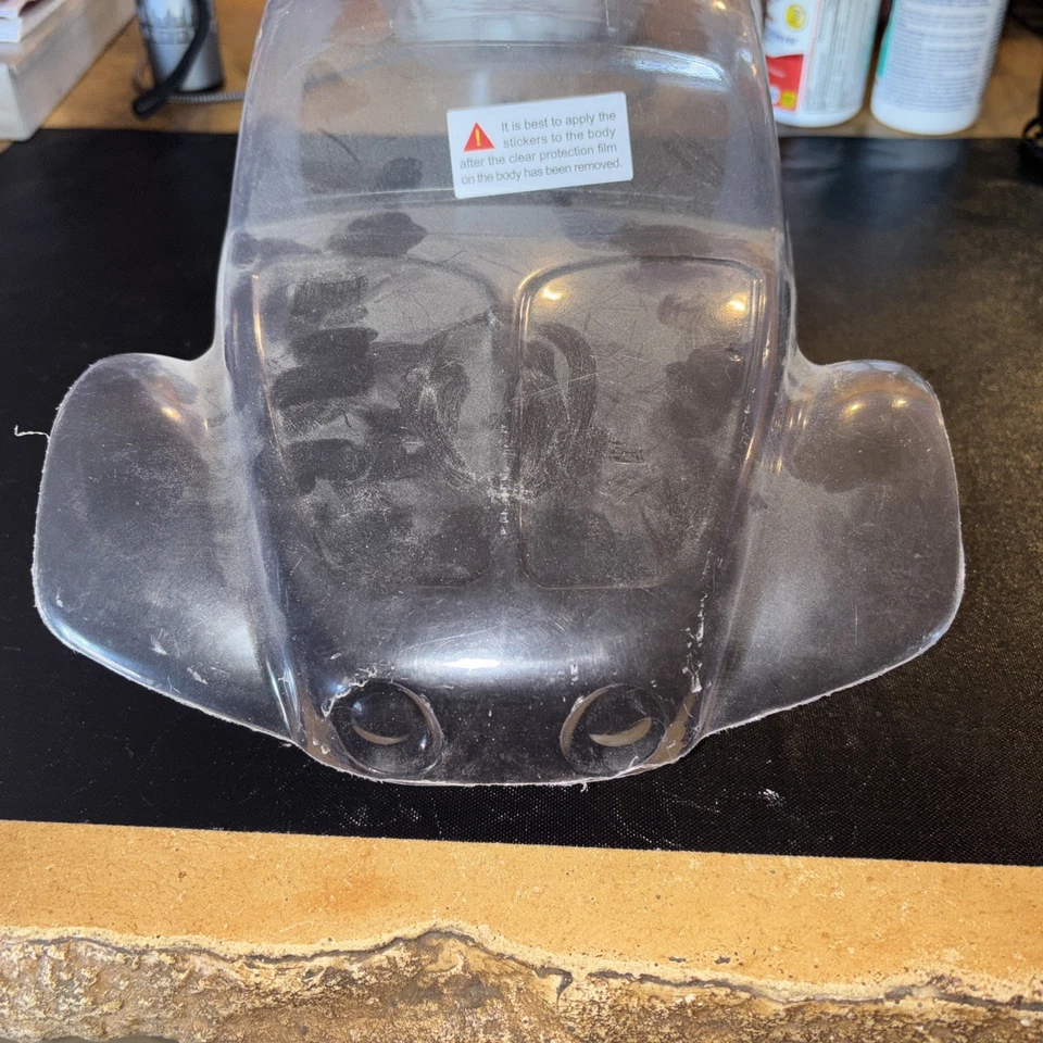 Vintage RC 1/10 Volkswagen Beetle Body, Associated, Crawler, Monster Beetle!!! - Image 3 of 4