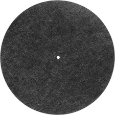 Turntable Record Player Mat 12 Inch Felt Slipmat Anti-Slip Anti-Static Protec...