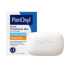 PanOxyl Acne Treatment Bar with 10 Benzoyl 4 Ounce Pack of 1 , White