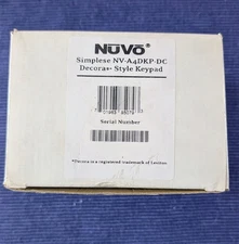NuVo Simplese NV-A4DKP-DC Decora Style Keypad-NEW