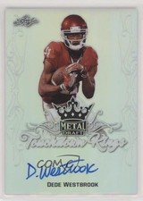 2017 Leaf Metal Draft Touchdown Kings Dede Westbrook #TK-DW1 Auto 1f7l