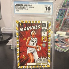Panini 2025 Donruss WNBA Net Marvels #20 Angel Reese Chicago Sky Diamond 10