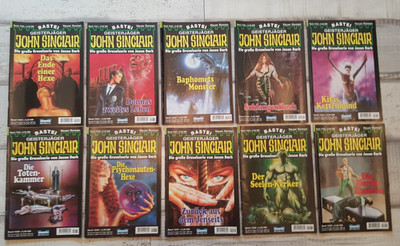 10 John Sinclair Hefte---1000---1.Auflage(3)