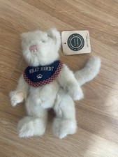 Bears Boyd 8 Kitten Cat ROBYN PURRSMORE with Bib Pink nose Blue eyes