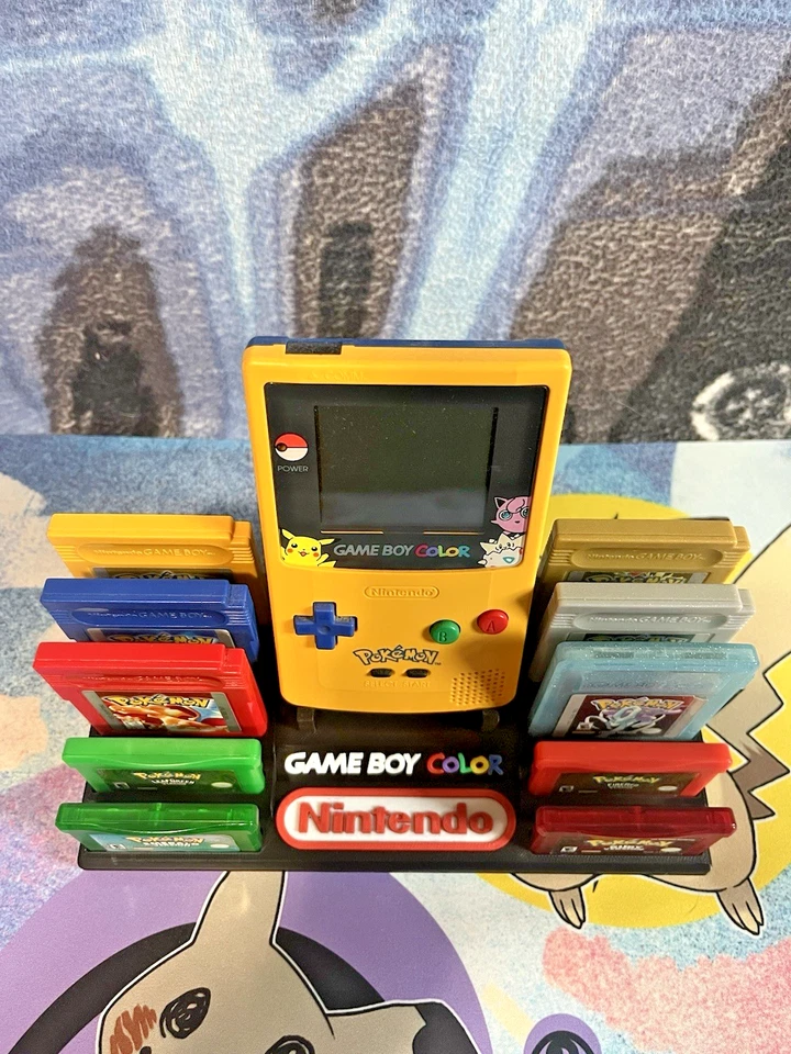 Soporte de exhibición a color Gameboy con soportes para cartuchos Foto 2 de 4