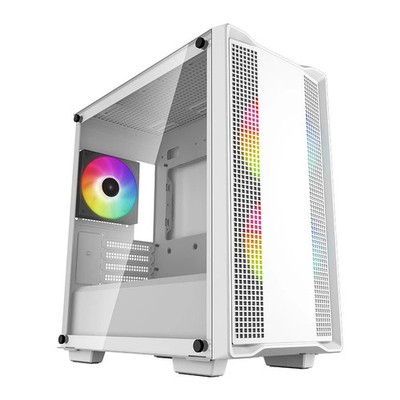 Deepcool CC360 A-RGB WH Micro-ATX weißes Gehäuse