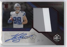 2023 Limited Rookie Ruby Spotlight 25/35 Luke Schoonmaker Jumbo Patch Auto 16wc