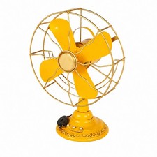 Tischventilator-Deko aus Blech dekorativ f&uuml;r Ausstellungsraum, Fotokulisse
