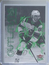 2025-26 Upper Deck Fleer Ultra Outlining Green 3/10 Jack Hughes #OL9of30 1sd5