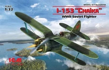 1/32 WWII Soviet I153 Chaika Biplane Fighter