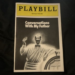 Conversations With My Father Broadway Playbill (Dec 1992) Judd Hirsch