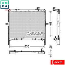 RADIATOR ENGINE COOLING DRM43002 FOR KIA D4CB 2.5L 4cyl SORENTO I