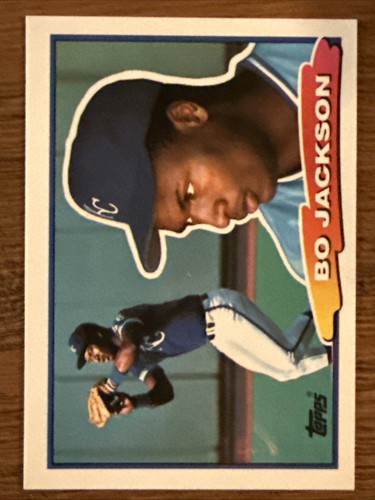 BO JACKSON 1988 BIG TOPPS BASEBALL CARD #49
