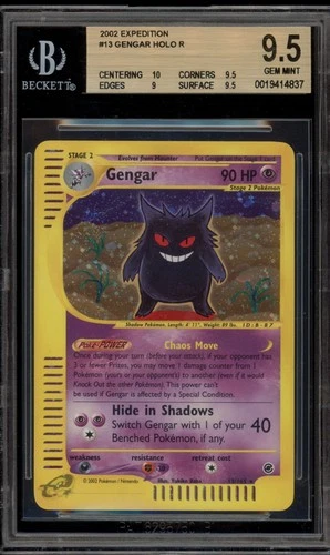 Pokemon Gengar Expedition Holo Rare #13 BGS 9.5 Gem Mint