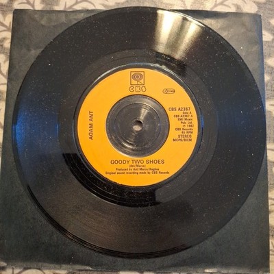 ADAM ANT ''GOODY TWO SHOES'' 45 RPM VINYL SINGLE 1982 VG+