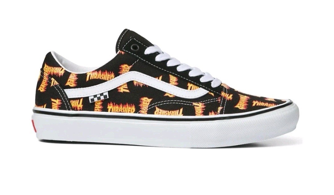 VANS Limited Edition Thrasher x Skate Old Skool Allover  display picture 3