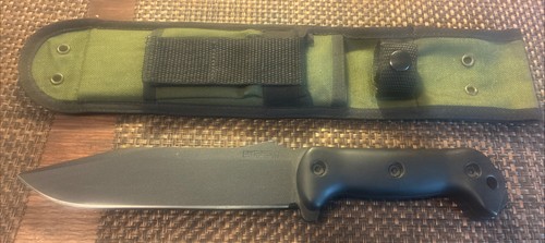 Vintage Original Becker Knife & Tool Camillus BK-7 With Sheath Rare Discontinued
