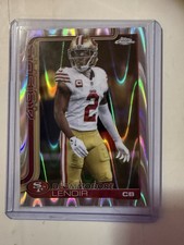 Topps Chrome 2025 Deommodore Lenoir San Francisco 49ers #269 Raywave