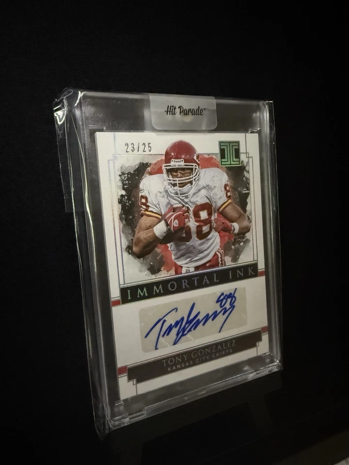 Tinta inmortal Panini Impeccable Tony Gonzalez 2018 23/25 Foto 2 de 3