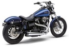 Cobra El Diablo 2 into 1 Full Exhaust System Chrome #6477 Harley Davidson Dyna