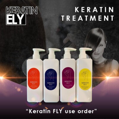 KERATIN ELY Keratin Treatment Professional 4 PCs  Kit