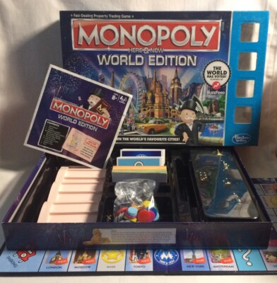 Monopoly Brettspiel Here & Now World Edition Spiel 2015 Hasbro
