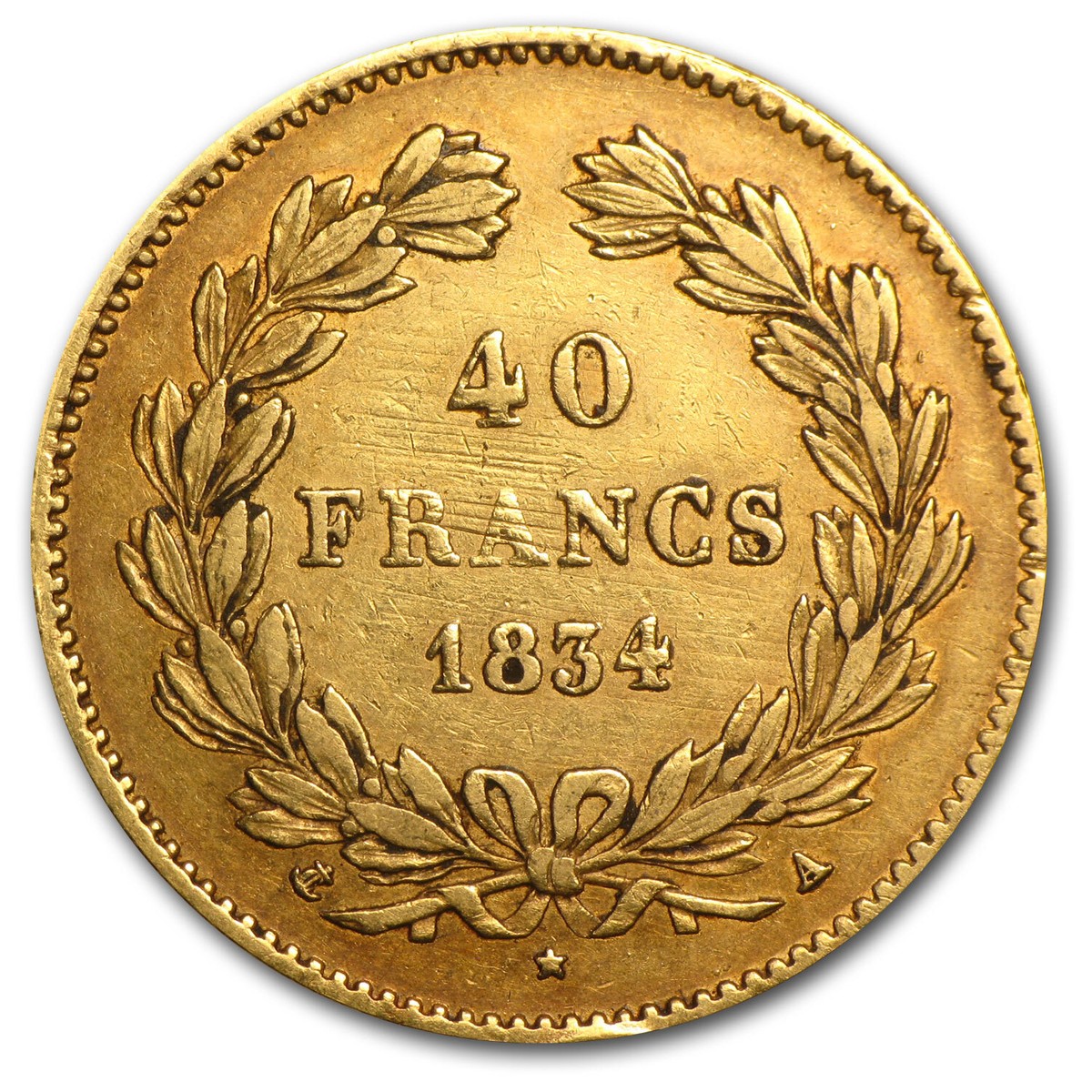 1831-1838 France Gold 40 Francs Louis Philippe I XF | eBay