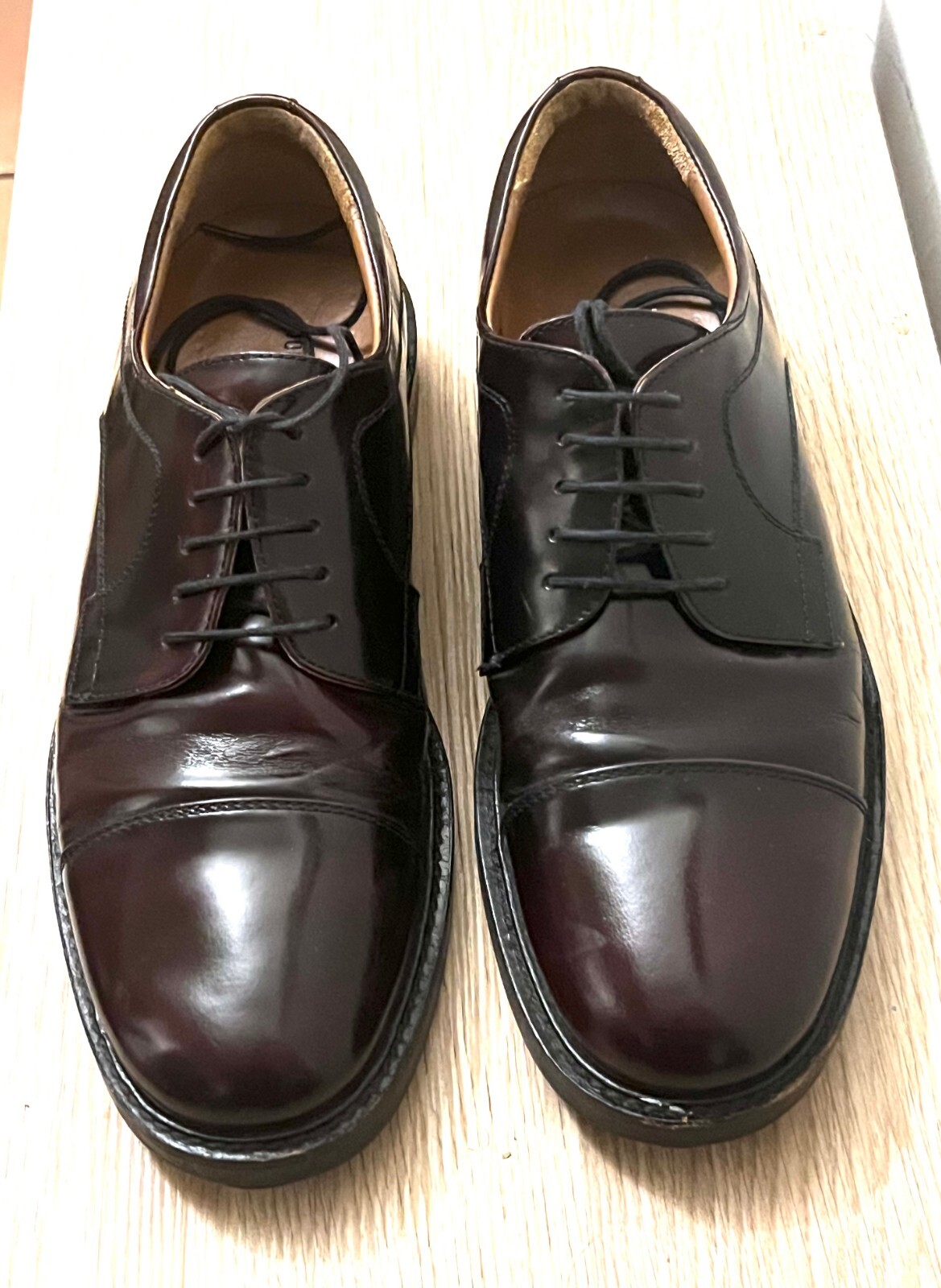SAOLA Scarpe eleganti Oxford Johnston Murphy Cap Toe in Cordovan (bordeaux profondo) 9 5 M