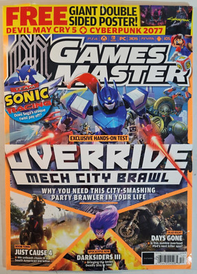 Games Master Magazine #336 (Final Issue - Dec 2018, UK Gaming) Override + Poster