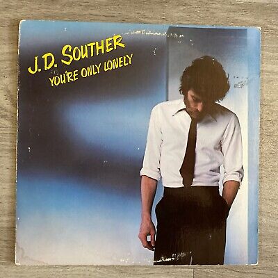 J.D. Souther You're Only Lonely Lp Promo stamp VINYL