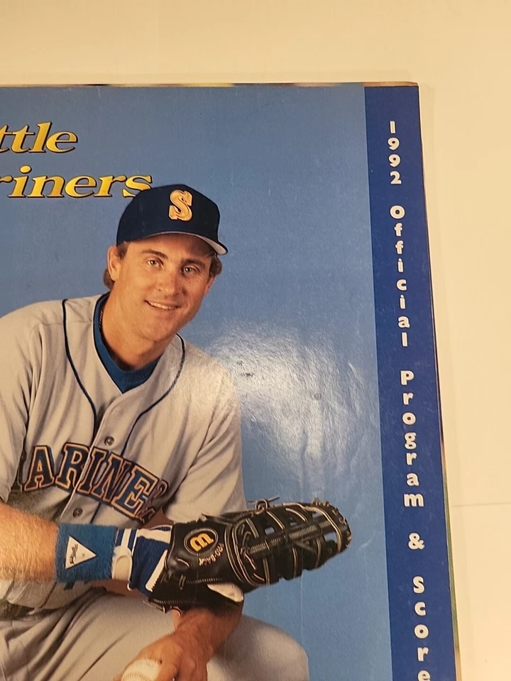 1992 Seattle Mariners Official Program & Scorecard - Image 4 of 4