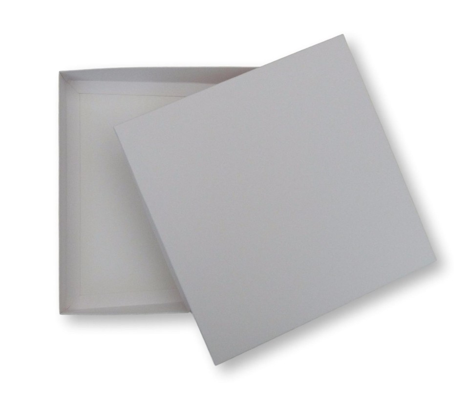 WHITE 10 X 10 INCH GIFT BOXES, GREETING CARD, LINGERIE, GIFTS,JEWELLERY ...