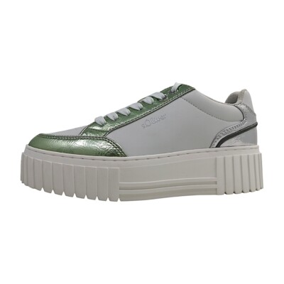s.Oliver  Damenschuhe Schnürschuhe Weiß Freizeit