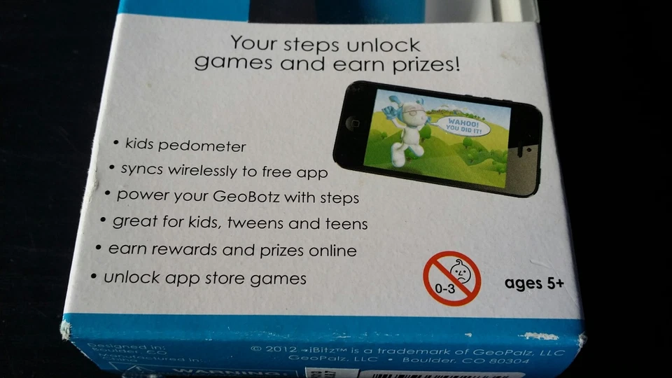 Podómetro para niños Ibitz Blueberry Fit nuevo en caja Foto 2 de 4