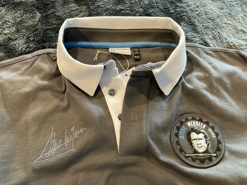 PORSCHE DESIGN STEVE MCQUEEN COLLECTION RUGBY SHIRT USA SIZE: S = EURO SIZE M. - Picture 2 of 12