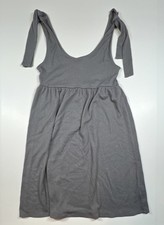 Wild Fable Tank Dress Tie Straps Empire Waist Flowy Gray Size XS Polyester Rayon