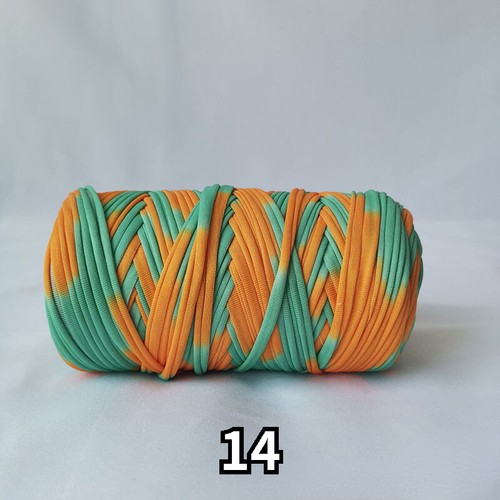 165yards/roll Colorful T-Shirt Yarn Spaghetti Knitting Crochet Cotton DIY - Picture 22 of 34