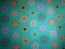 Pretty Flower Design Cotton Fabric 44" Wide x 36 " long