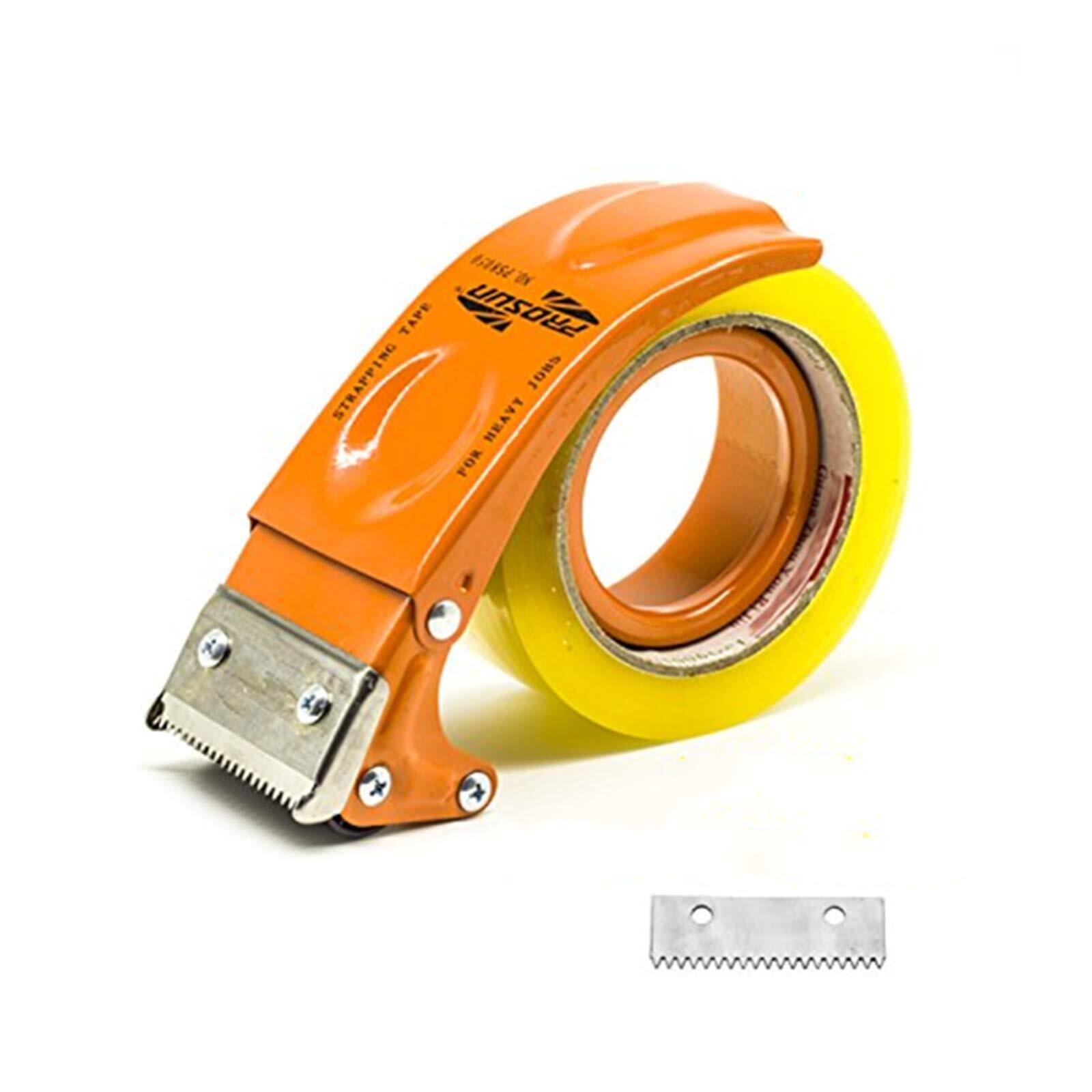 Metal Handheld 2 Inch Tape Gun Dispenser Packing Packaging Sealing Cutter Orange