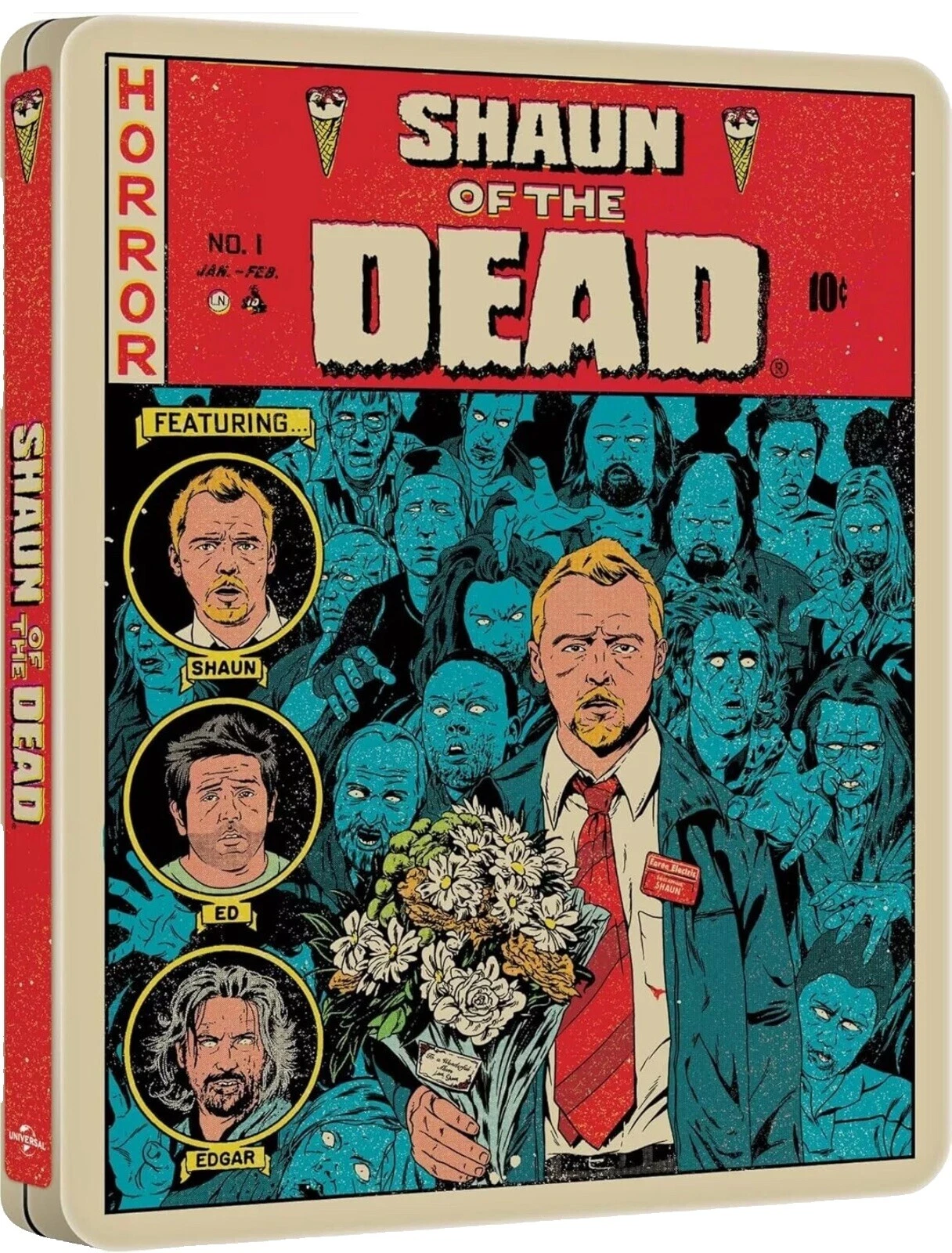 Steelbook Shaun of the Dead DVD y Blu-ray
