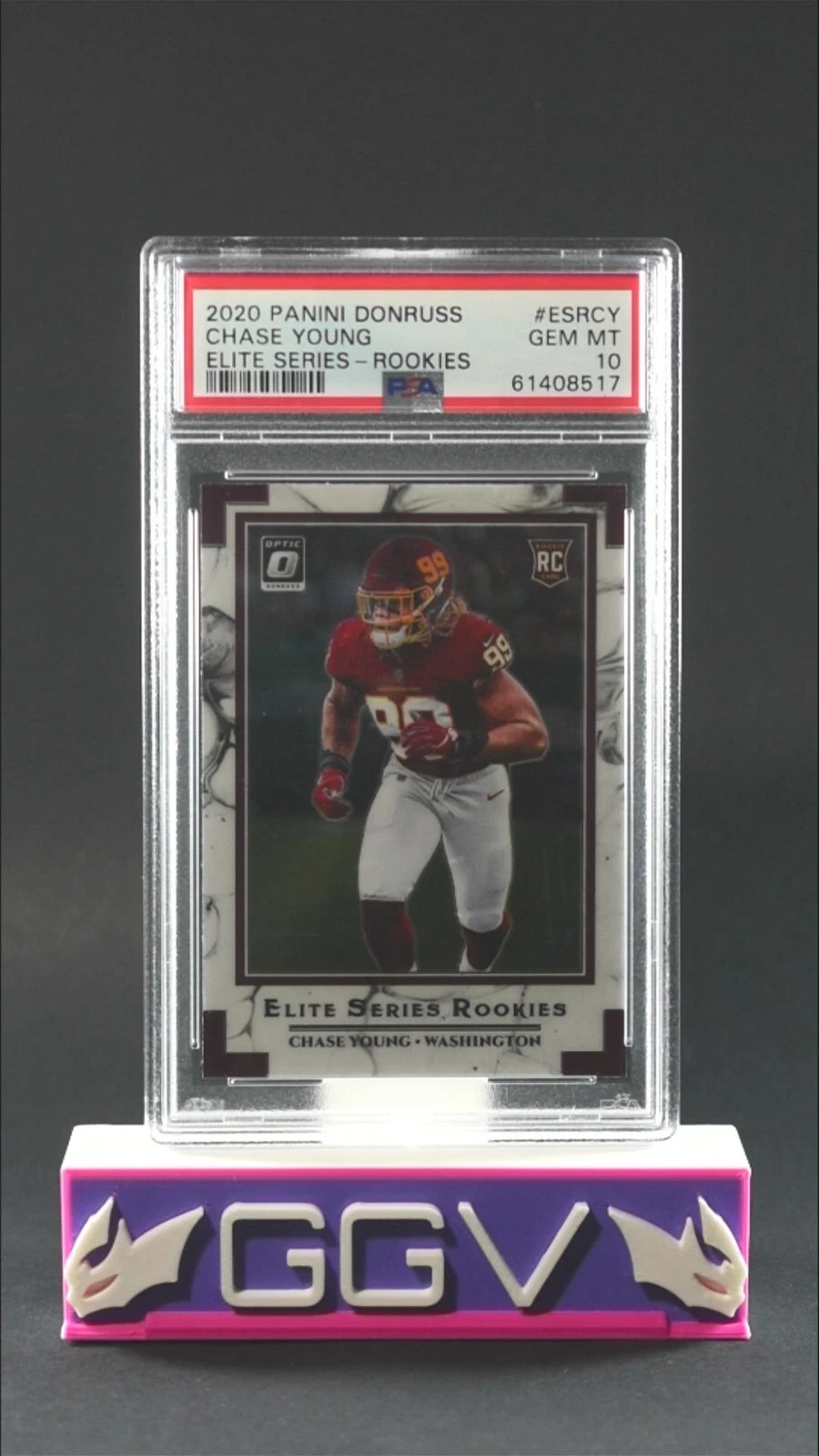 Chase Young Panini Donruss Elite Series #ESRCY Rookies