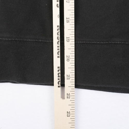 GAP Girls Stretch Cotton Blend Hoodie M Medium Long Sleeve Black - Picture 7 of 8