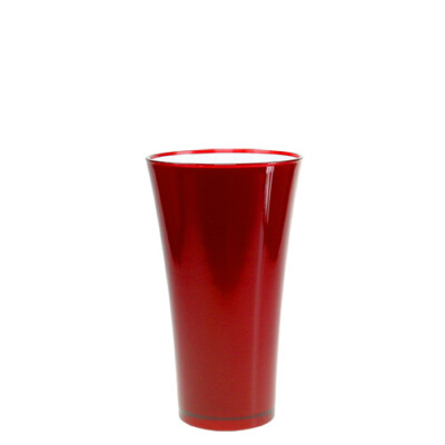 Vase  Fizzy  Rot Ø13,5cm H20cm Dekoration Tischvase